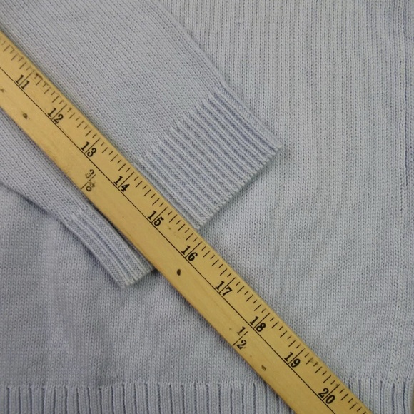 J.Jill * Light Blue Crew Neck Sweater * Size XL - Picture 7 of 10